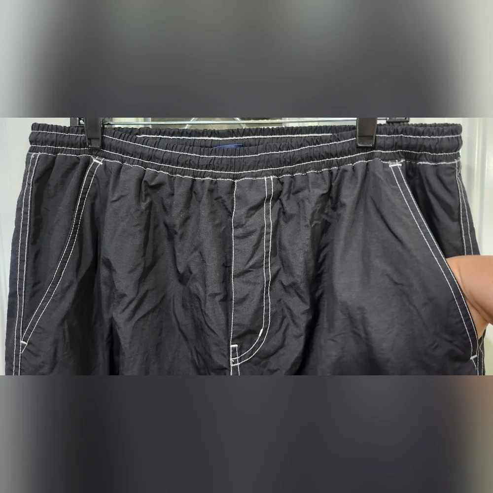 Vintage Sierra Pacific Black Jogger Sports Outdoor Windpants Men's Size XL - Picture 2 of 10